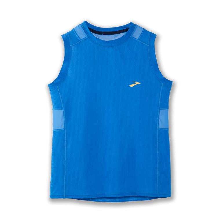 Brooks Atmosphere - Womens Running Tank Top - Blue Bolt (16237LGPZ)